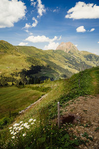 Scenic view of landscape against sky