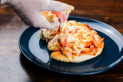 Close-up of food in plate