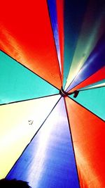 Low angle view of umbrellas