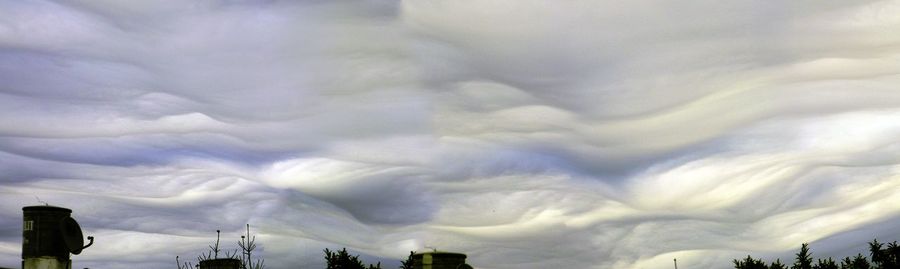 Low angle view of clouds in sky