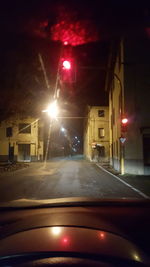 Road at night