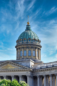 Low angle view of cathedral against sky