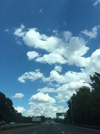 Road passing through landscape