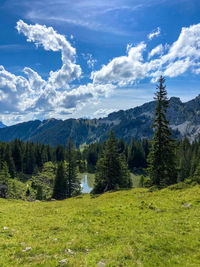 Fürstein mountain lake