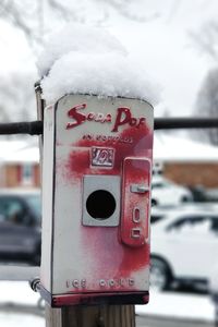 Close-up of snow