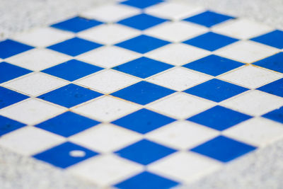 Full frame shot of tiled floor