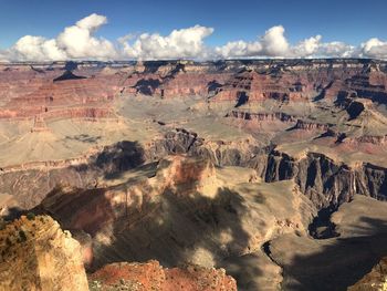 Scenic view of dramatic landscape