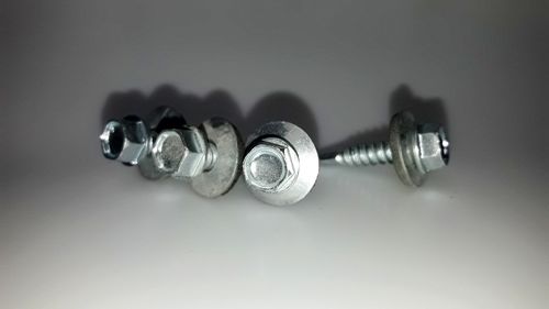 High angle view of electric lamp