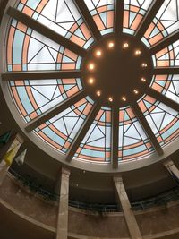 Low angle view of ceiling