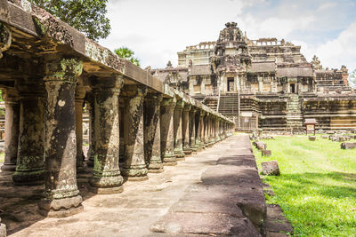 View of old ruin building