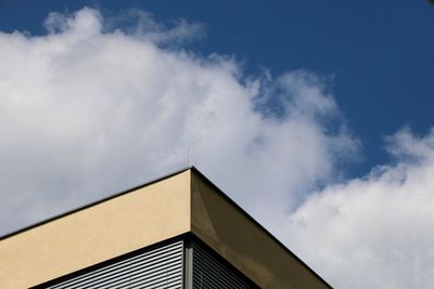 Low angle view of building against sky