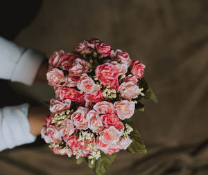 Close-up of rose bouquet