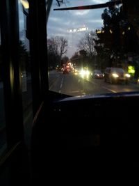 Illuminated street light at night