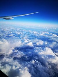 Aerial view of cloudscape against sky