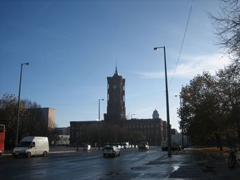 View of buildings in city