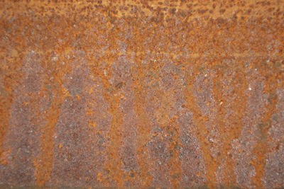 Full frame shot of rusty wall