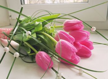 Close-up of pink flowers