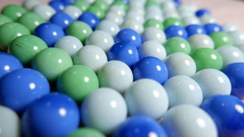 Close-up of multi colored balls