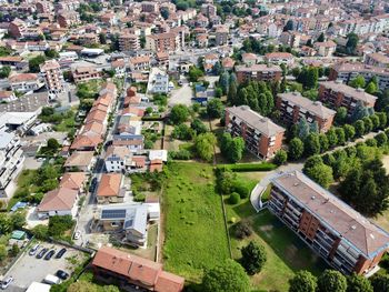 High angle view of cityscape