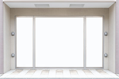 View of empty office building