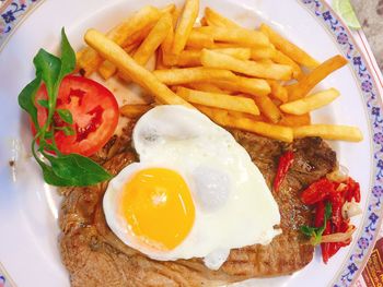 Close-up of food on plate