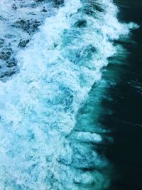High angle view of sea