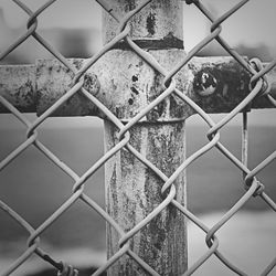 Full frame shot of chainlink fence