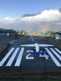 View of road against sky