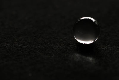 High angle view of ball on table