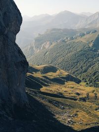 Aerial view of landscape against sky