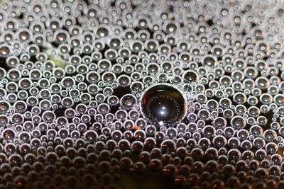 Full frame shot of bubbles in water