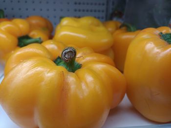 Close-up of yellow tomatoes