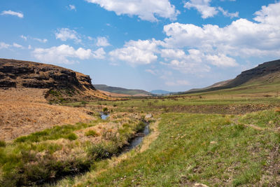 Scenic view of landscape against sky