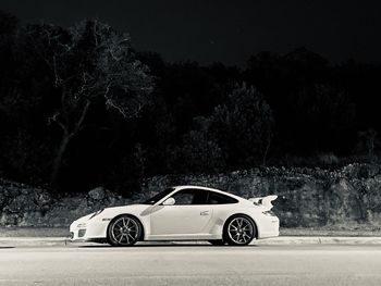 View of car on road