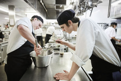 Group of people in restaurant