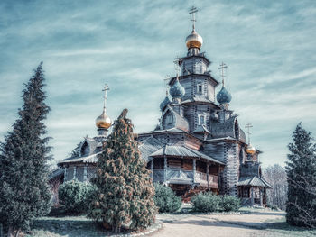 Wooden russian-orthodox church