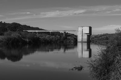 Scenic view of calm sea against sky