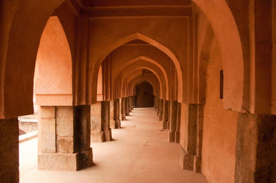 Corridor of historical building