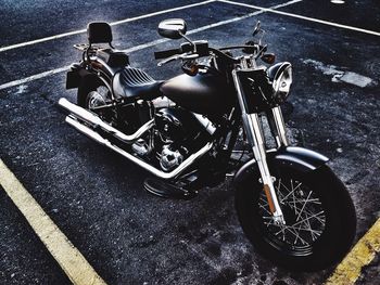 Cars parked in parking lot