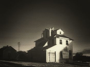 Houses against sky