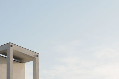 Low angle view of building against sky