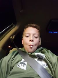 Portrait of cute boy