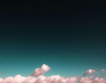 Low angle view of cloudy sky