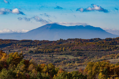 Scenic view of landscape against sky