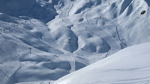 Snow covered mountain