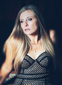 Portrait of a beautiful young woman