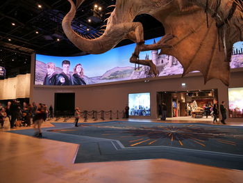 Group of people at music concert