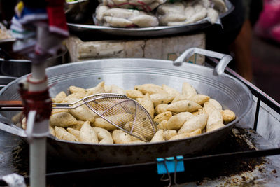 Close-up of meat in market