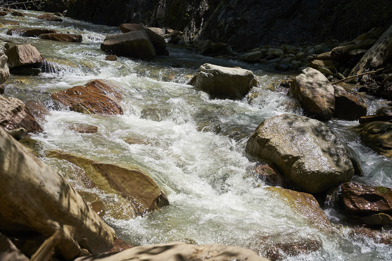 SCENIC VIEW OF WATERFALL