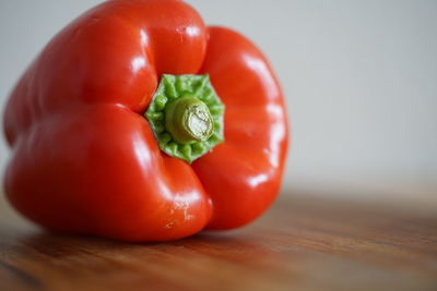 Close-up of tomatoes on table